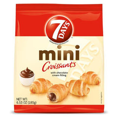 7 Days Double Mini Chocolate Filling Croissants - 185gr