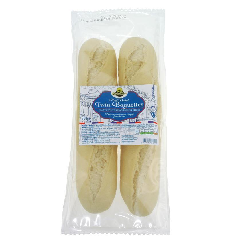 Bake Zone Twin Baguettes Part Baked 300gr - Richmond Greens Grocery