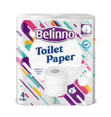 Belinno Toilet Paper 2ply 4 Rolls