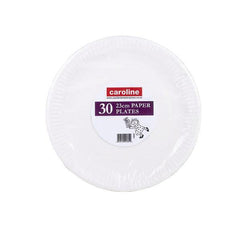 Caroline 30 Paper Plates - 23 cm