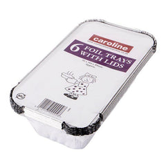 Caroline 6 Foil Trays With Lids