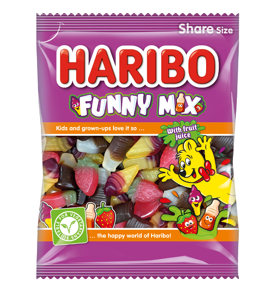 Bonbons Haribo Funny-Mix 185g