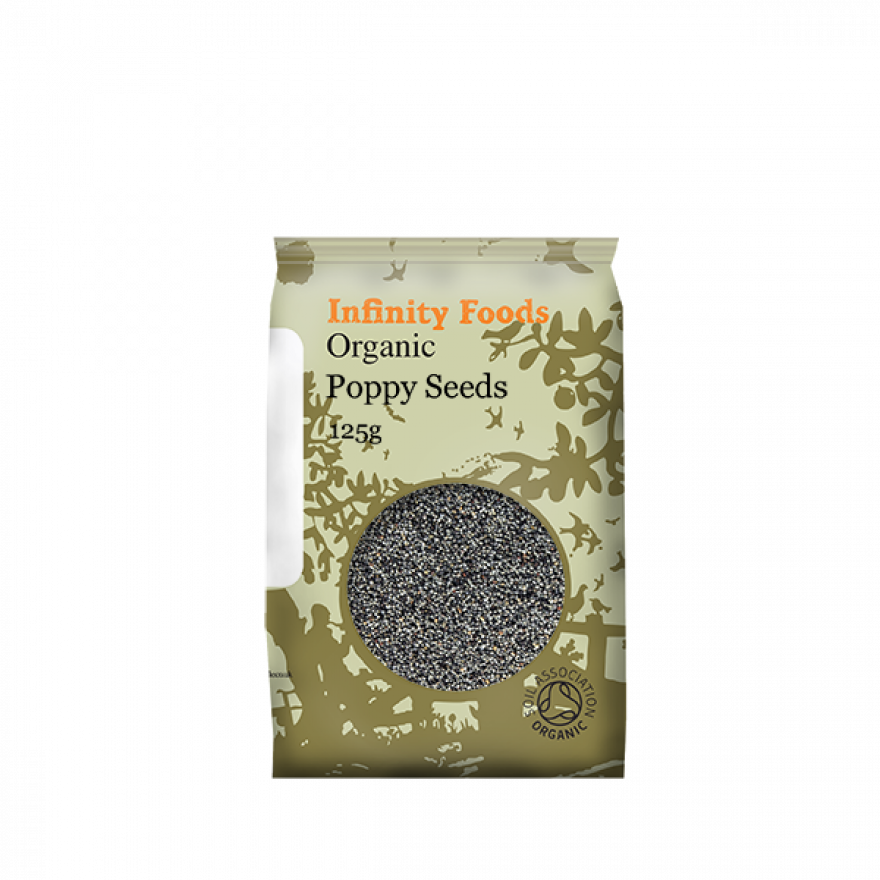 Infinity Organic Poppy Seeds - 125gr - Richmond Greens Grocery