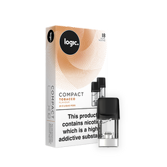 Logic Compact 2 Pre-Filled Pods Tobacco - 18mg