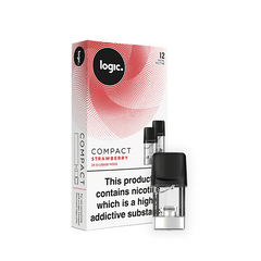 Logic Compact 2 Pre-Filled Pods Strawberry - 12mg