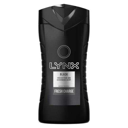 Lynx Black Bodywash Frozen Pear & Cedarwood Scent 250ml - Richmond Greens Grocery