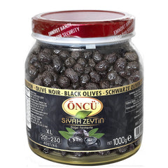 Öncü Dogal Siyah Zeytin XL 1kg