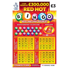 Red Hot Bingo Scratchcard