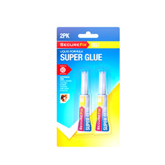 SecureFIX Super Glue Liquid Formula 2x 3gr