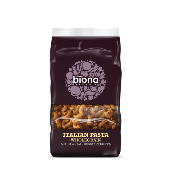 Biona Organic Italian Pasta Macaroni Wholegrain - 500gr - Richmond Greens Grocery