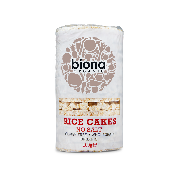 Biona Organic Rice Cake No-Salt 100gr - Richmond Greens Grocery