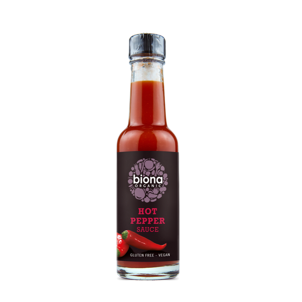Biona Organic Hot Pepper Sauce - 140ml - Richmond Greens Grocery