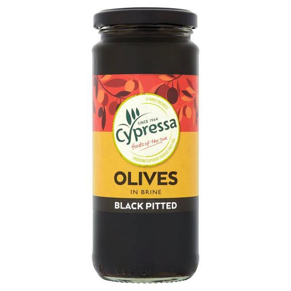 Cypressa Black Olives in Brine 340gr - Richmond Greens Grocery