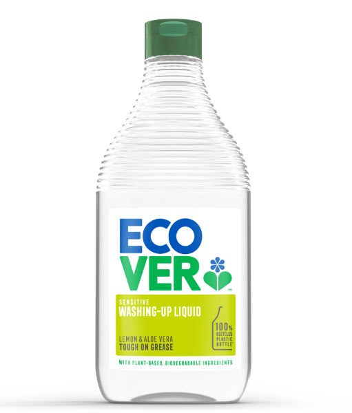 Ecover Sensitive Washing-Up Liquids Lemon & Aloe Vera 450ml - Richmond Greens Grocery