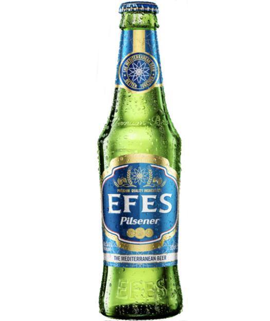 Efes Pilsener Lager Beer - Bottle 330ml | Richmond Greens Grocery