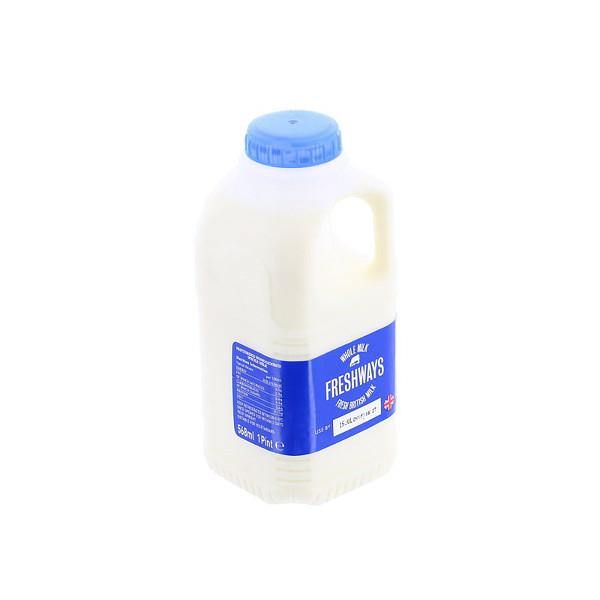 Freshways Whole Milk 1 pint - Richmond Greens Grocery