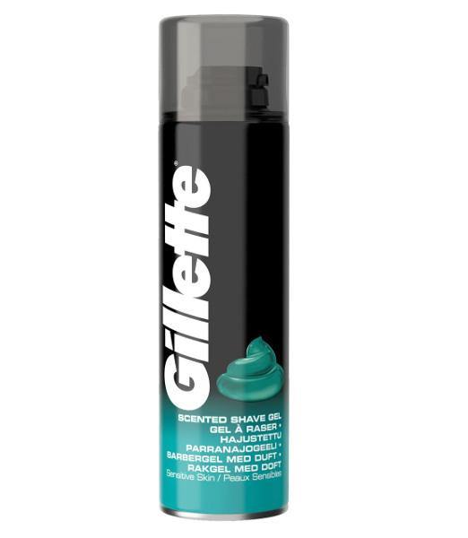 Gillette Men's Shaving Gel for Sensitive Skin - 200ml - Richmond Greens Grocery