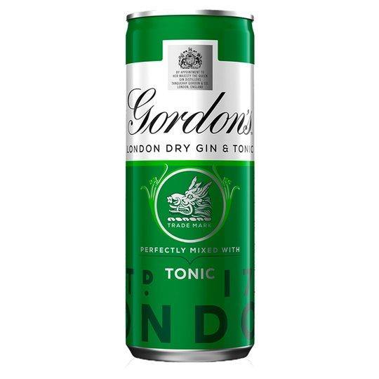 Gordons London Dry Gin & Tonic - Can 240ml - Richmond Greens Grocery