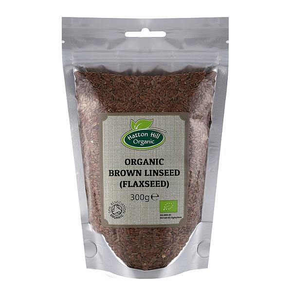 Hatton Hill - Organic Brown Linseed (FlaxSeed) - 300gr - Richmond Greens Grocery