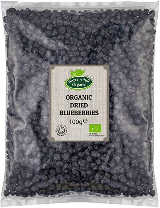 Hatton Hill Organic Dried Blueberries - 100gr - Richmond Greens Grocery