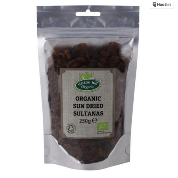 Hatton Hill Organic Sun Dried Sultanas - 250gr - Richmond Greens Grocery