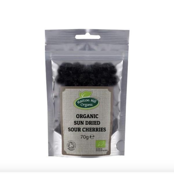 Hatton Hill Organic Sun Dried Sour Cherries - 70gr - Richmond Greens Grocery