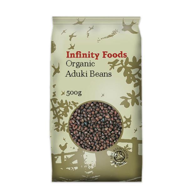 Infinity Organic Aduki Beans - 500gr - Richmond Greens Grocery