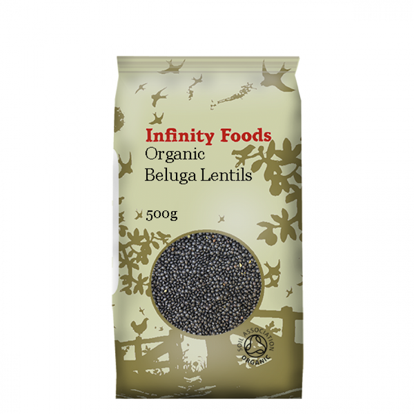 Infinity Organic Beluga Lentils (Black) - 500gr - Richmond Greens Grocery