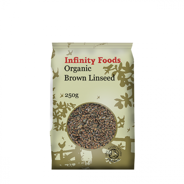Infinity Organic Brown Linseed - 250gr - Richmond Greens Grocery