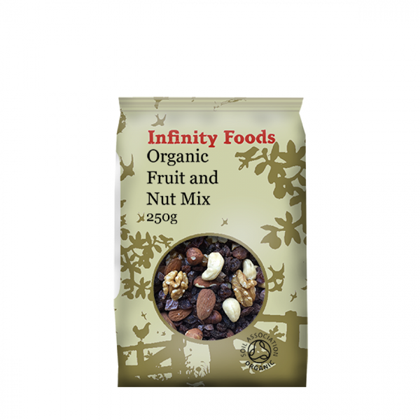 Infinity Organic Fruit & Nut Mix - 250gr - Richmond Greens Grocery