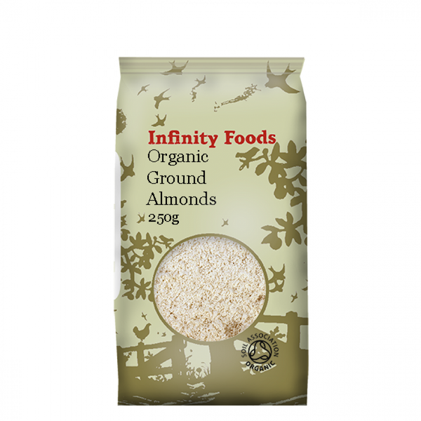 Infinity Organic Ground Almonds - 250gr - Richmond Greens Grocery