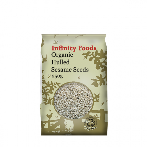 Infinity Organic Hulled Sesame Seeds - 250gr - Richmond Greens Grocery
