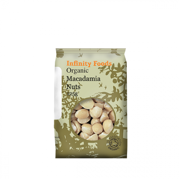 Infinity Organic Macadamia Nuts - 125gr - Richmond Greens Grocery