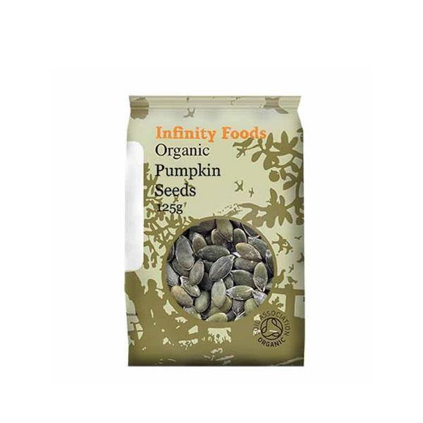 Infinity Organic Pumpkin Seeds - 125gr - Richmond Greens Grocery