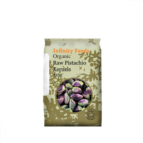 Infinity Organic Raw Pistachio Kernals - 125gr - Richmond Greens Grocery