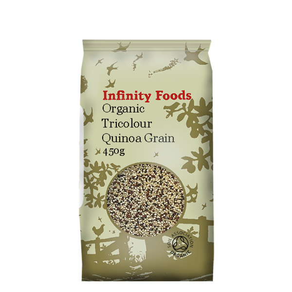 Infinity Organic Tricolour Quinoa Grain - 450gr - Richmond Greens Grocery