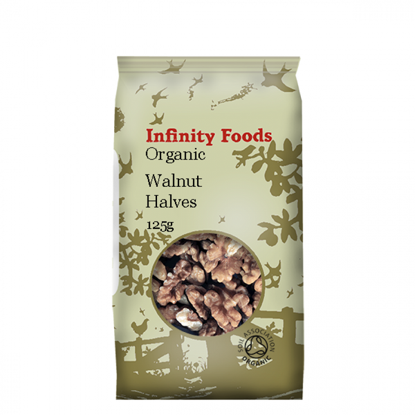 Infinity Organic Walnut Halves - 125gr - Richmond Greens Grocery