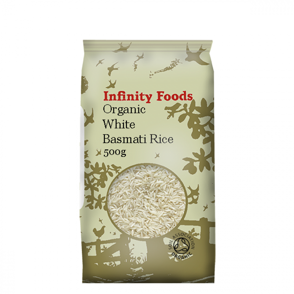 Infinity Organic White Basmati Rice - 500gr - Richmond Greens Grocery