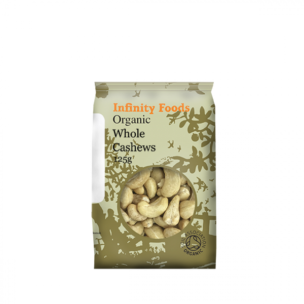 Infinity Organic Whole Cashew - 125gr - Richmond Greens Grocery