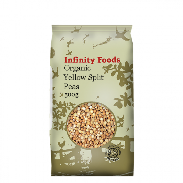 Infinity Organic Yellow Split Peas - 500gr - Richmond Greens Grocery