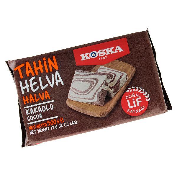 Koska Tahini Halva with Cocoa 500gr - Richmond Greens Grocery