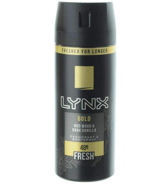 Lynx Gold Deodorant & Bodyspray Oud Wood & Dark Vanilla 200ml - Richmond Greens Grocery