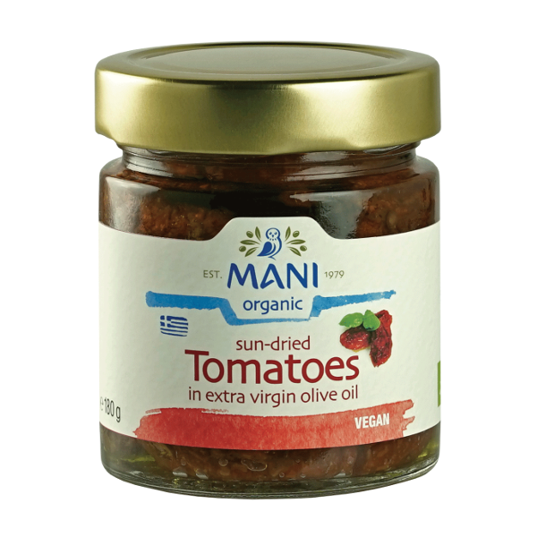 Mani Organic Sun Dried Tomatoes 180gr - Richmond Greens Grocery