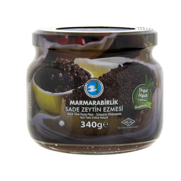 Marmarabirlik Black Olive Paste - Sade Zeytin Ezmesi 340gr