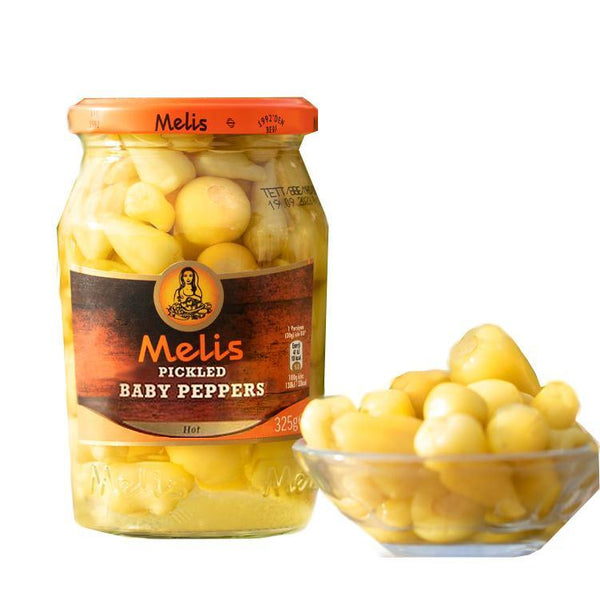 Melis Pickled Baby Peppers - 325gr - Richmond Greens Grocery