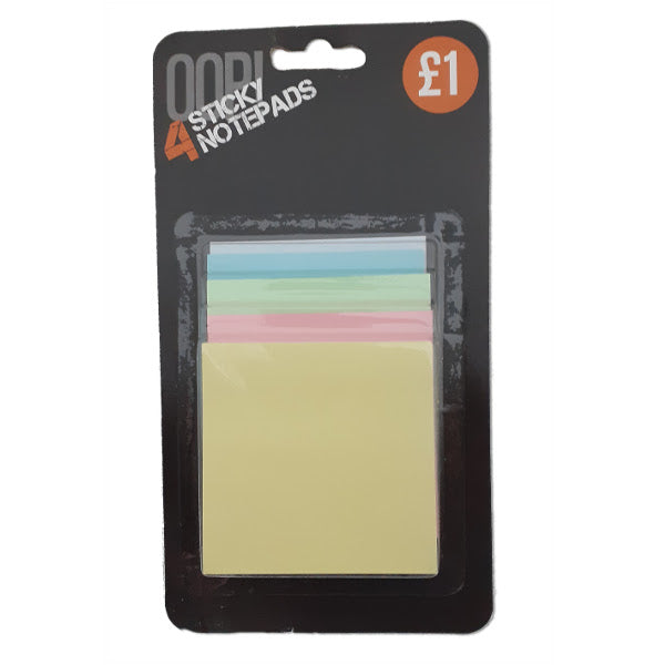 OOP 4 Sticky Notepads