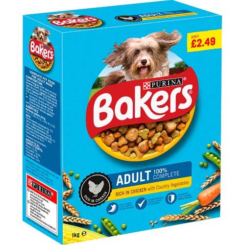 Purina Bakers Adult Chicken with Country Vegetables 1kg