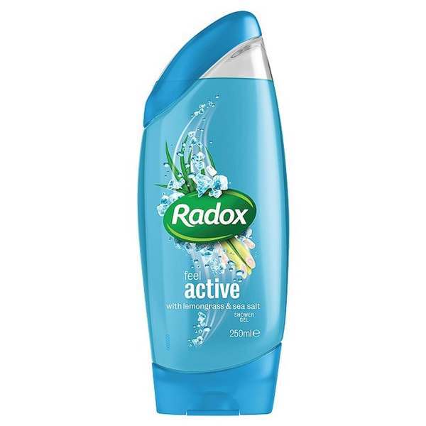 Radox Feel Active Shower Gel Lemongrass & Sea Salt - 250ml