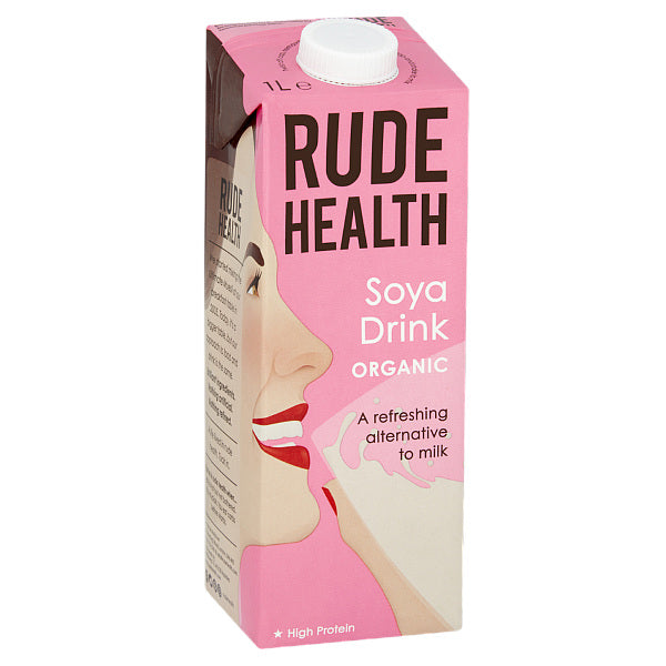 Rude Health Organic Soya Milk Drink - 1lt