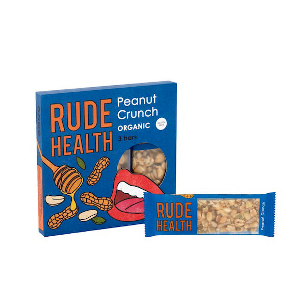 Rude Health Peanut Crunch Organic Bars 3x35gr